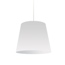 Dainolite OD-M-790 - 1 Light Oversized Drum Pendant Medium Wht Shade