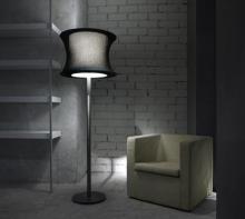 Blauet GP6011BF - Floor Lamp Black Shade/Anthracite