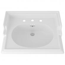 Perrin & Rowe U.2863WH - Oval Wash Stand Lavatory Sink