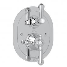 Perrin & Rowe U.5756LS-APC/TO - Georgian Era™ 3/4'' Oval Thermostatic Trim With Volume Control