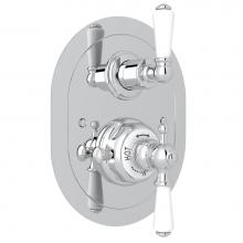 Perrin & Rowe U.5520L-APC/TO - Edwardian™ 3/4'' Oval Thermostatic Trim With Volume Control