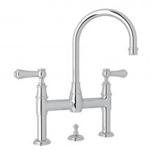 Perrin & Rowe U.3708LSP-APC-2 - Georgian Era™ Bridge Lavatory Faucet