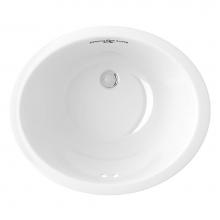 Perrin & Rowe U.2240WH - Oval Undermount Lavatory Sink