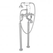 Perrin & Rowe U.3521X/1-APC - Edwardian™ Floor Mount Tub Filler