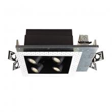 WAC Integrator Tier 1 MT4LD221NE-S30-BK - LED Precision Multiple 2X2 Light Housing with Light Engine