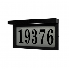 SNOC 1718-LV21-LD8C - Tampa - Illuminated horizontal stainless steel address plaque - 1718