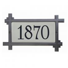 SNOC 1731-10 - Havana - Horizontal Address Plaque - 1731