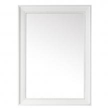 James Martin Furniture 157-M29-GW - Bristol 29'' Rectangular Mirror, Glossy White