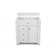 James Martin Furniture 157-V30-CWH - Bristol 30'' Single Vanity, Cottage White