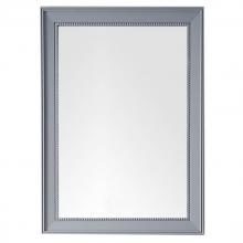 James Martin Furniture 157-M29-SL - Bristol 29'' Rectangular Mirror, Silver Gray