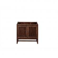 James Martin Furniture E645-V36-MCA - Athens 36'' Single Vanity Cabinet, Mid Century Acacia