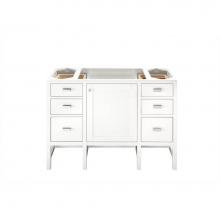 James Martin Furniture E444-V48-GW - Addison 48'' Single Vanity Cabinet, Glossy White