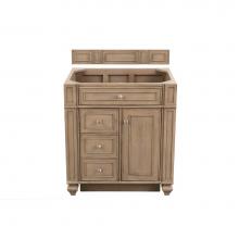 James Martin Furniture 157-V30-WW - Bristol 30'' Single Vanity Whitewashed Walnut