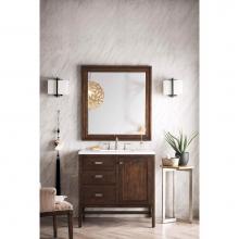 James Martin Furniture E444-V36-MCA - Addison 36'' Single Vanity Cabinet, Mid Century Acacia