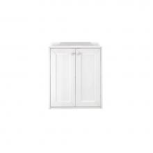 James Martin Furniture E303-V24-GW - Chianti 24'' Single Vanity Cabinet, Glossy White