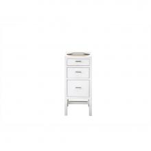 James Martin Furniture E444-BC15-GW - Addison 15''  Base Cabinet w/ Drawers, Glossy White