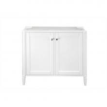 James Martin Furniture E652-V39.5-GW - Britannia 39.5'' Single Vanity Cabinet, Glossy White