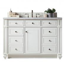 James Martin Furniture 157-V48-BW - Bristol 48'' Single Vanity, Bright White