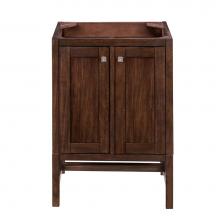 James Martin Furniture E445-V24-MCA - Addison 24'' Single Vanity Cabinet (w/Doors), Mid Century Acacia