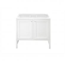 James Martin Furniture E445-V36-GW - Addison 36'' Single Vanity Cabinet (w/Doors), Glossy White