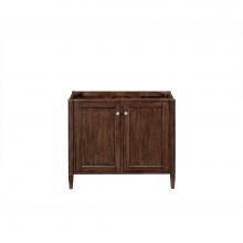 James Martin Furniture E652-V39.5-MCA - Britannia 39.5'' Single Vanity Cabinet, Mid Century Acacia