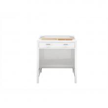 James Martin Furniture E444-CU30-GW - Addison 30''  Countertop  Unit (makeup counter), Glossy White