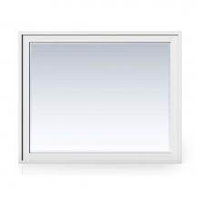 James Martin Furniture E444-M48-GW - Addison 48'' Rectangular Mirror, Glossy White