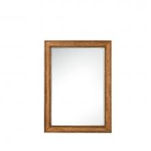 James Martin Furniture 157-M29-SBR - Bristol 29'' Rectangular Mirror, Saddle Brown