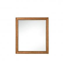 James Martin Furniture 157-M44-SBR - Bristol 44'' Rectangular Mirror, Saddle Brown