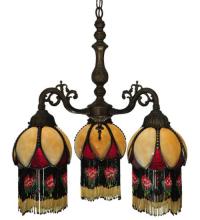 Meyda White 129597 - 20"W Isabella 3 Arm Chandelier