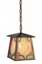 Meyda White 142827 - 7"Square Kirkpatrick Mini Pendant