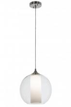 Meyda White 163331 - 9.5"W Bola Cilindro Pendant