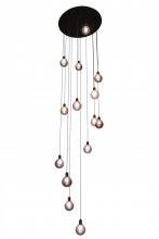 Meyda White 171527 - 34"W Bola 14 LT Cascading Pendant