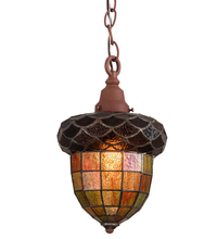 Meyda White 190220 - 8" Wide Acorn Mini Pendant