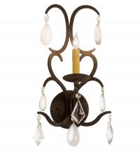 Meyda White 199203 - 10" Wide Alicia Wall Sconce