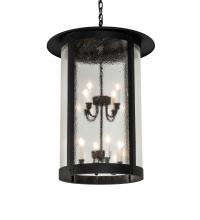 Meyda White 237415 - 24" Wide Fulton Hanging Lantern Pendant