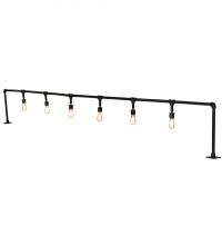 Meyda White 239546 - 158" Long PipeDream 6 Light Bar Top Lamp