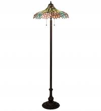 Meyda White 242789 - 60" High Wisteria Floor Lamp