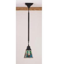 Meyda White 48978 - 5"Sq VALENCIA Mission Mini Pendant.609