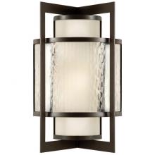 Fine Art Handcrafted Lighting 818081ST - Singapore Moderne Outdoor 15"H Outdoor Wall Sconce