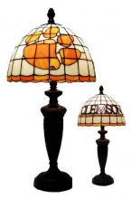 College Lamps and Accessories CLEM500 - Clemson Tiffany Desk Lamp