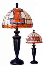 College Lamps and Accessories ILL500 - Illinois Tiffany Desk Lamp